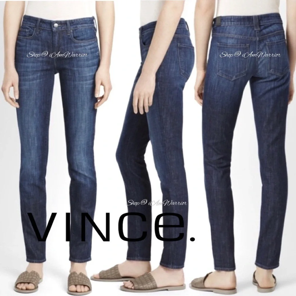 Vince Dylan dark wash skinny jeans *shop@iamwarrior